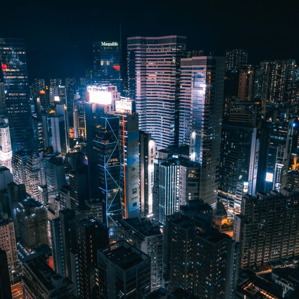 Buildings in Hong Kong