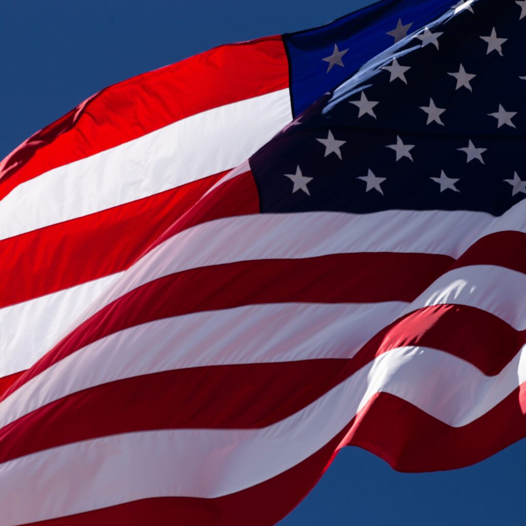 Flag of the US: best country to start a business as a foreigner 