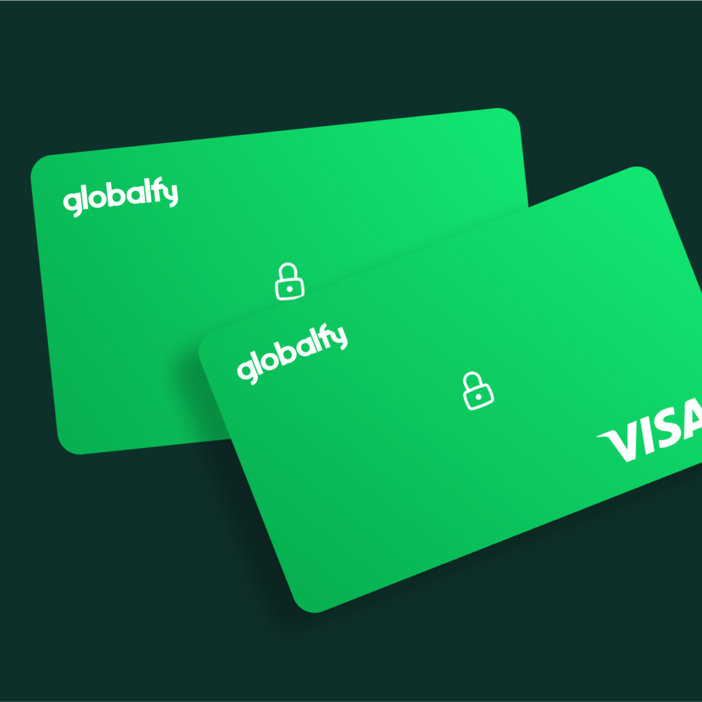 Two Globalfy cards from a bussiness bank account