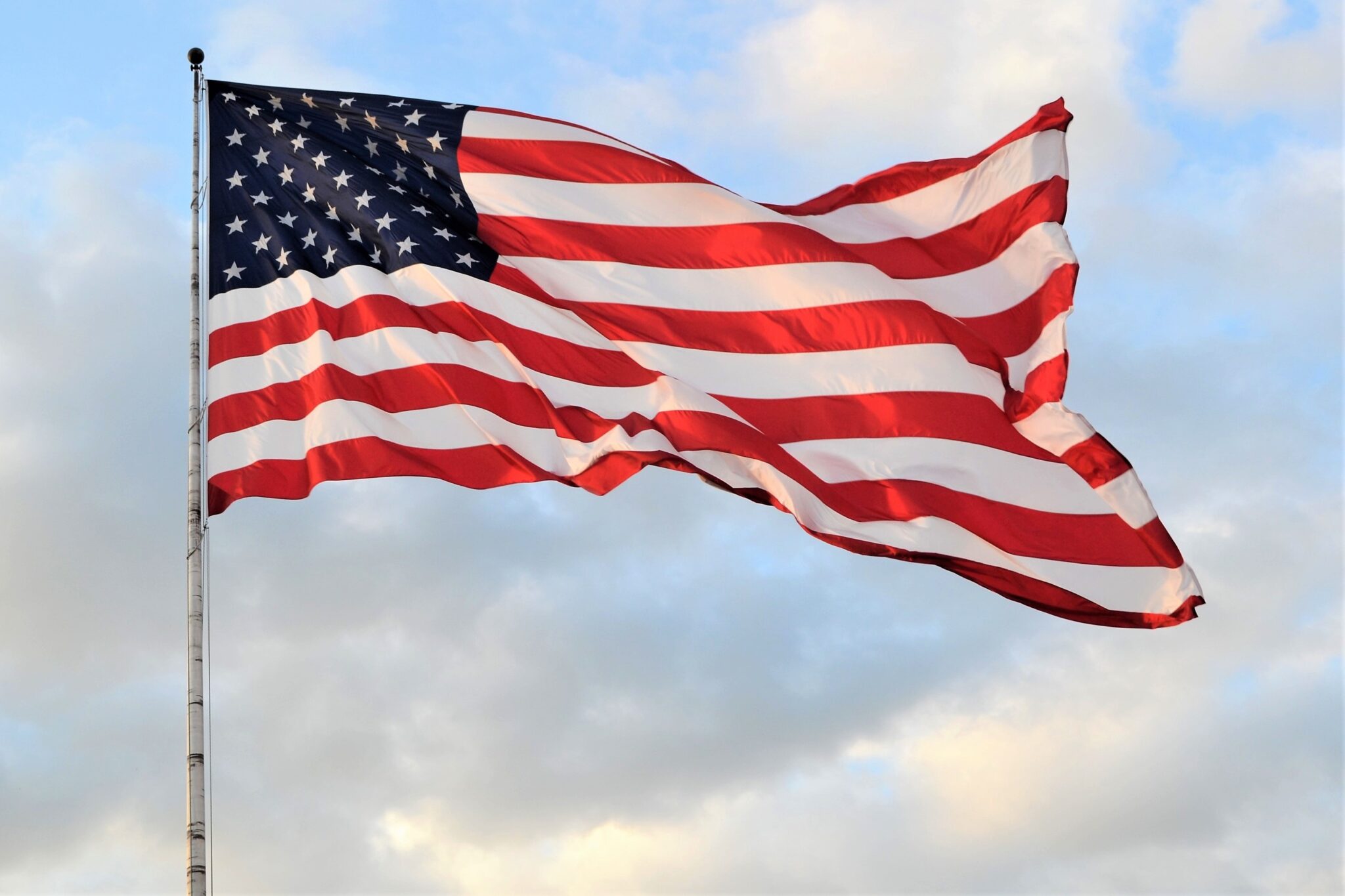 bandera de Estados Unidos para representar la cuenta persona jurídica en este país.