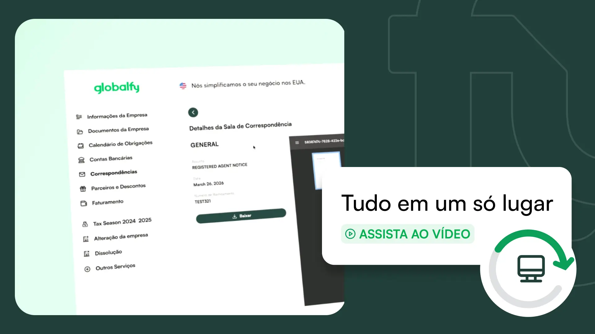 Assista à demonstração da Globalfy
