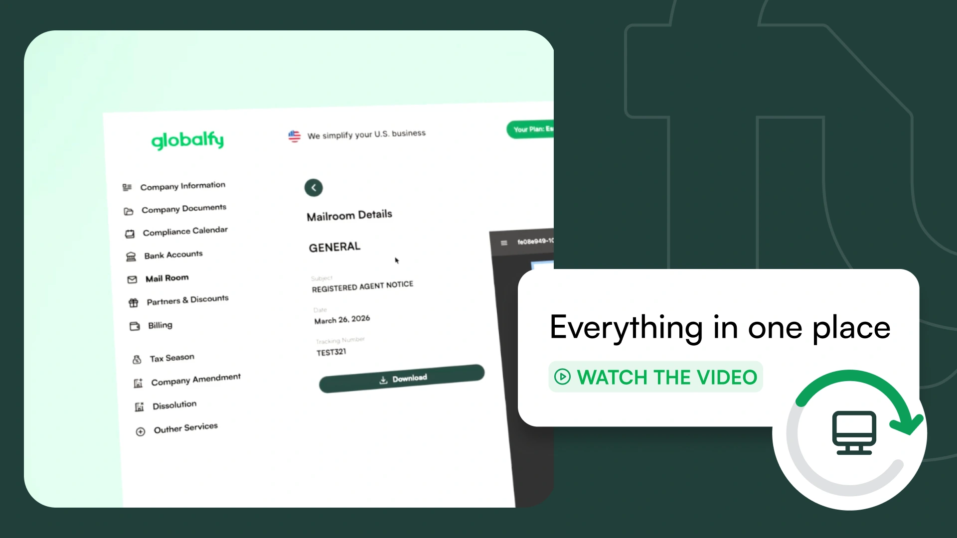 Watch the Globalfy platform demo